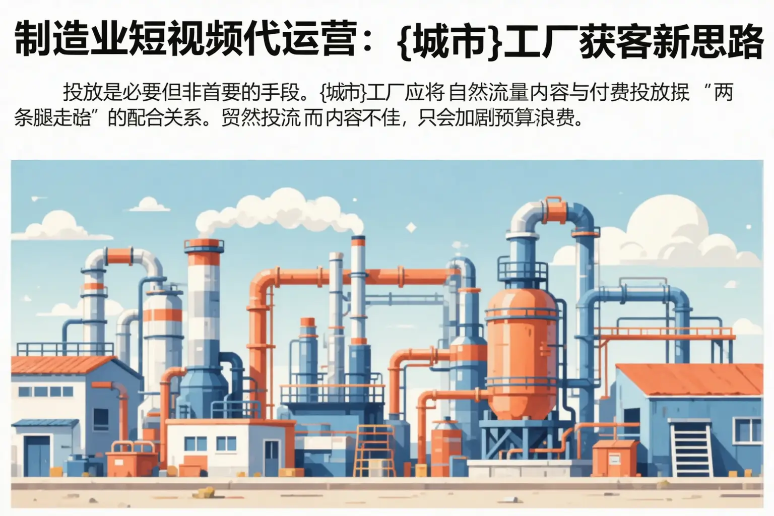 制造业短视频代运营：湖北工厂获客新思路