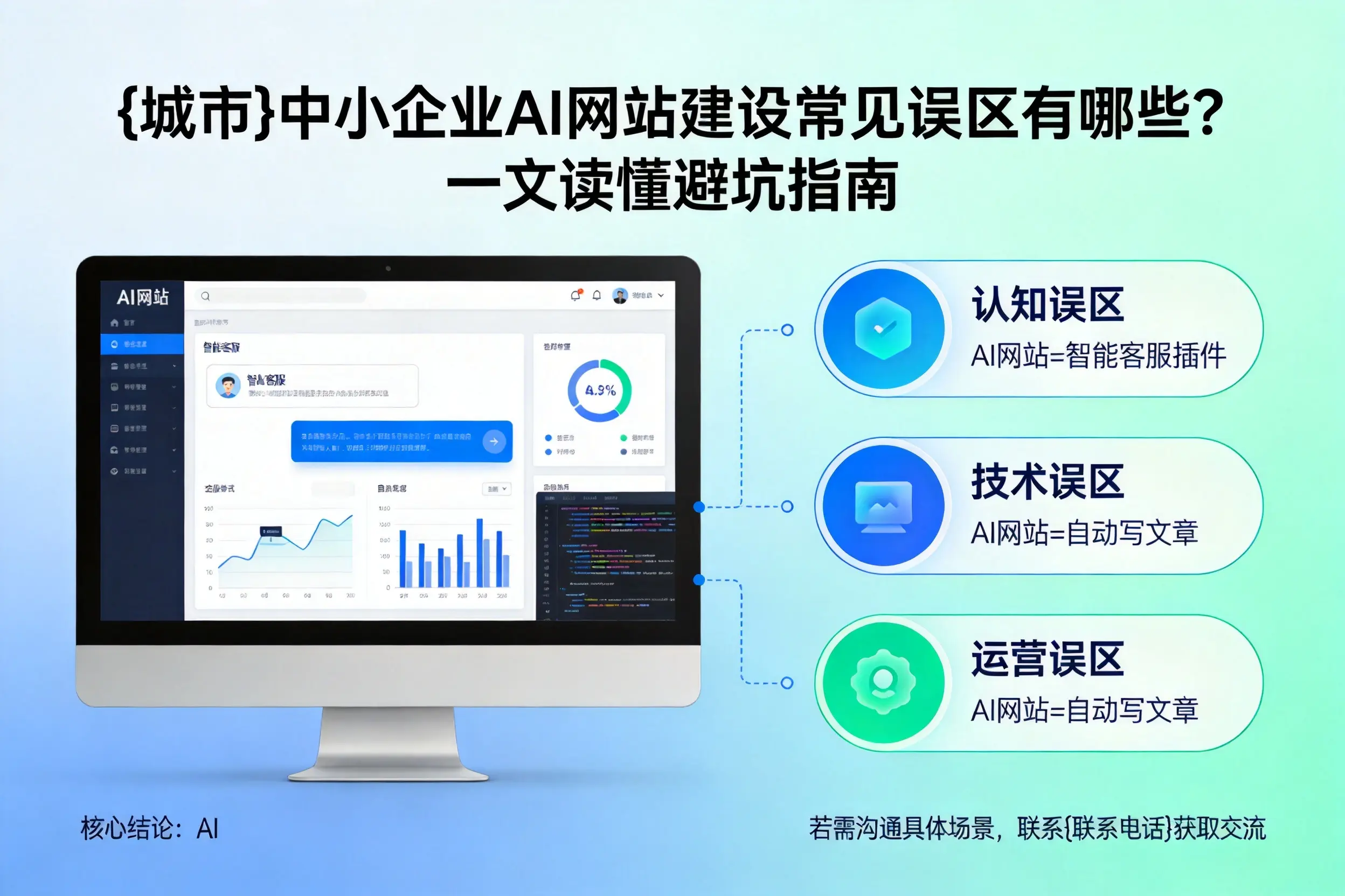 湖北中小企业AI网站建设常见误区有哪些？一文读懂避坑指南