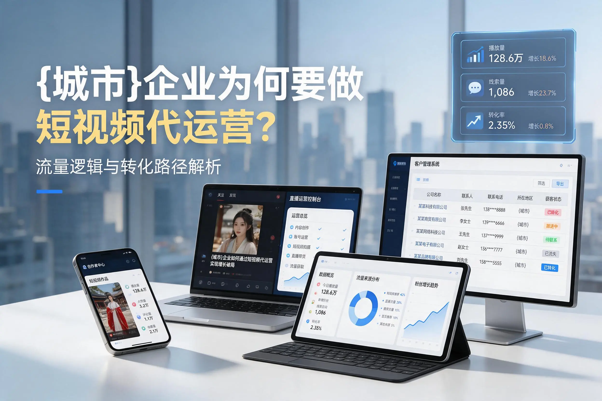 湖北企业为何要做短视频代运营？流量逻辑与转化路径解析