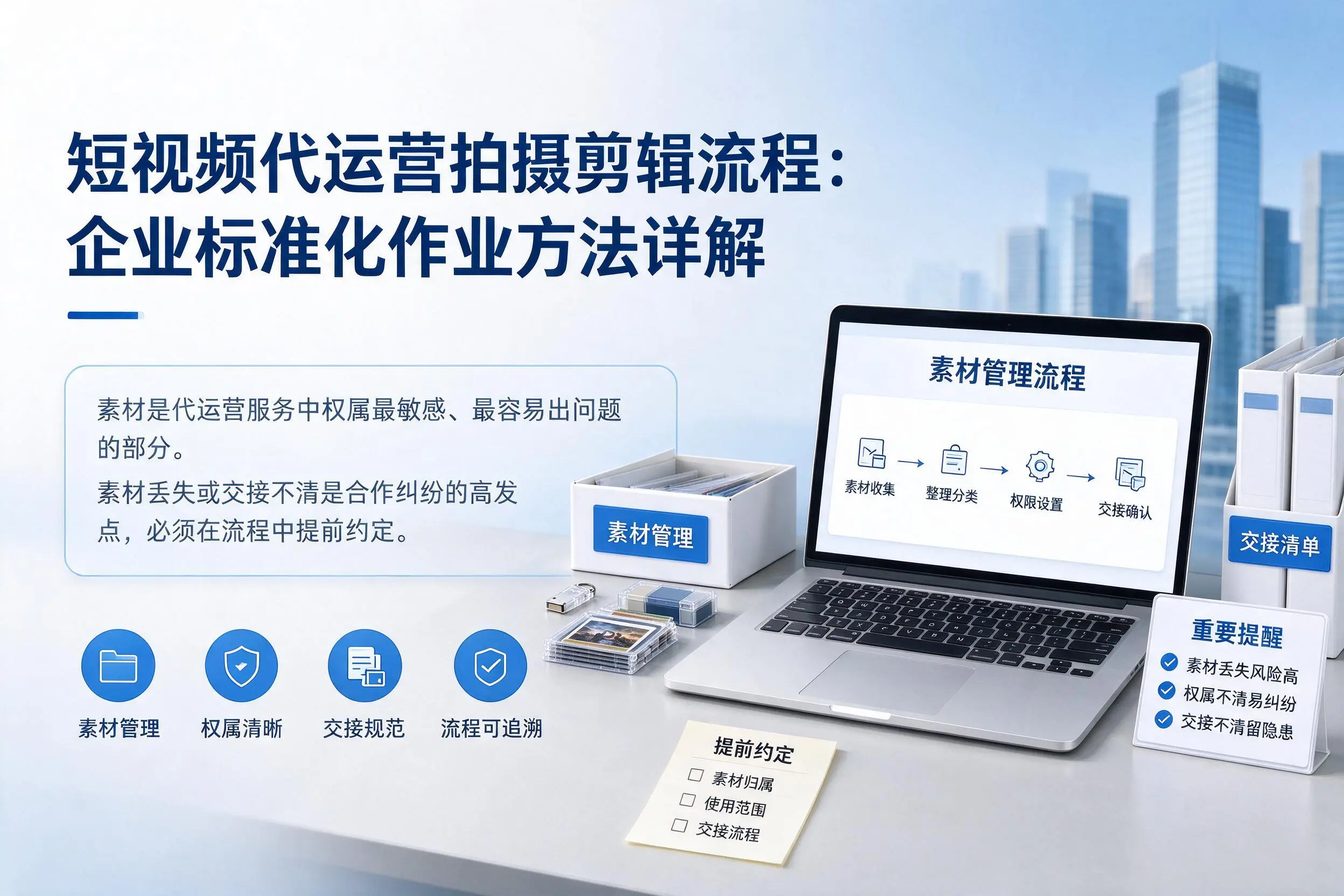 短视频代运营拍摄剪辑流程:湖北企业标准化作业方法详解
