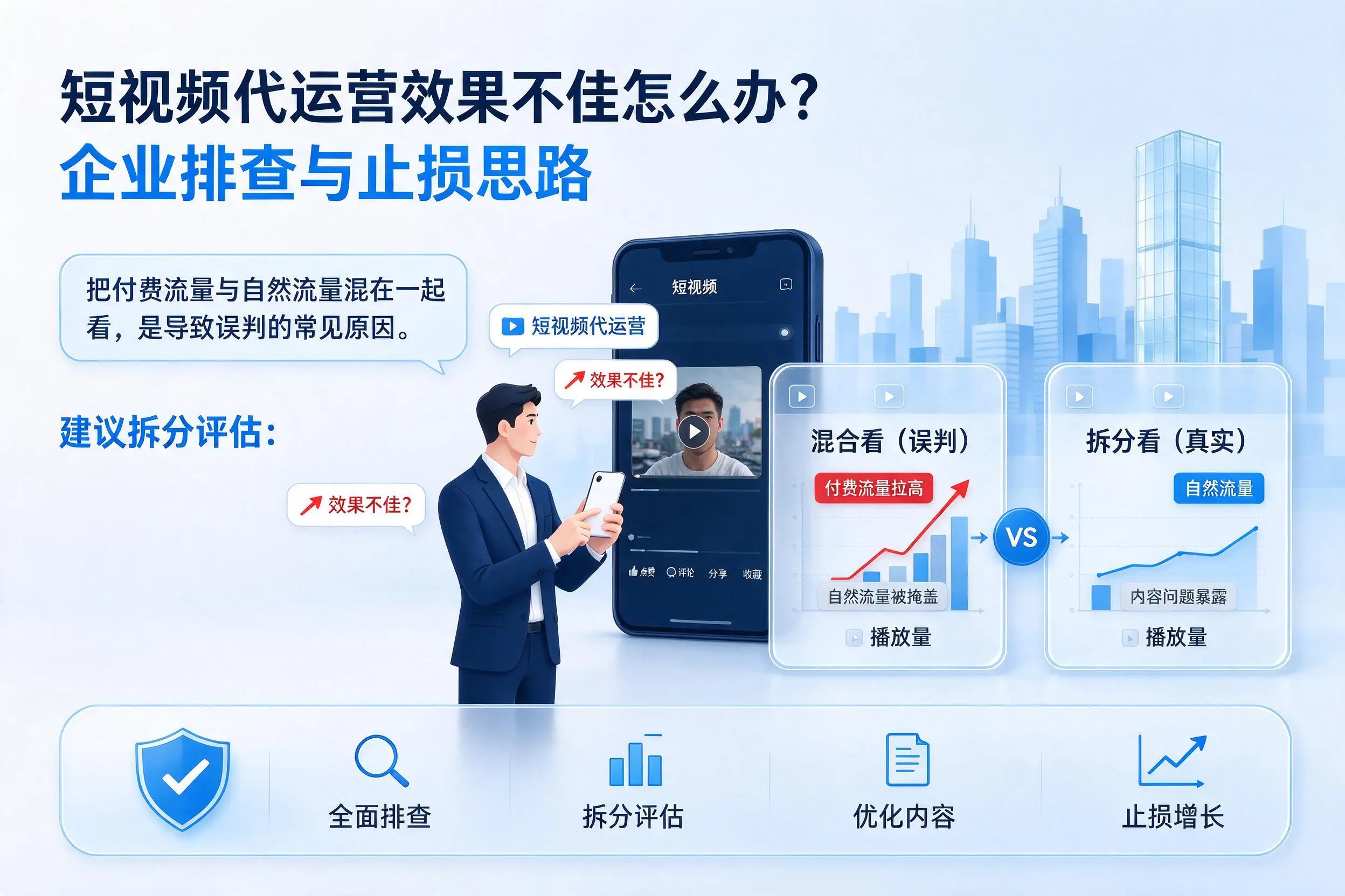 短视频代运营效果不佳怎么办？湖北企业排查与止损思路