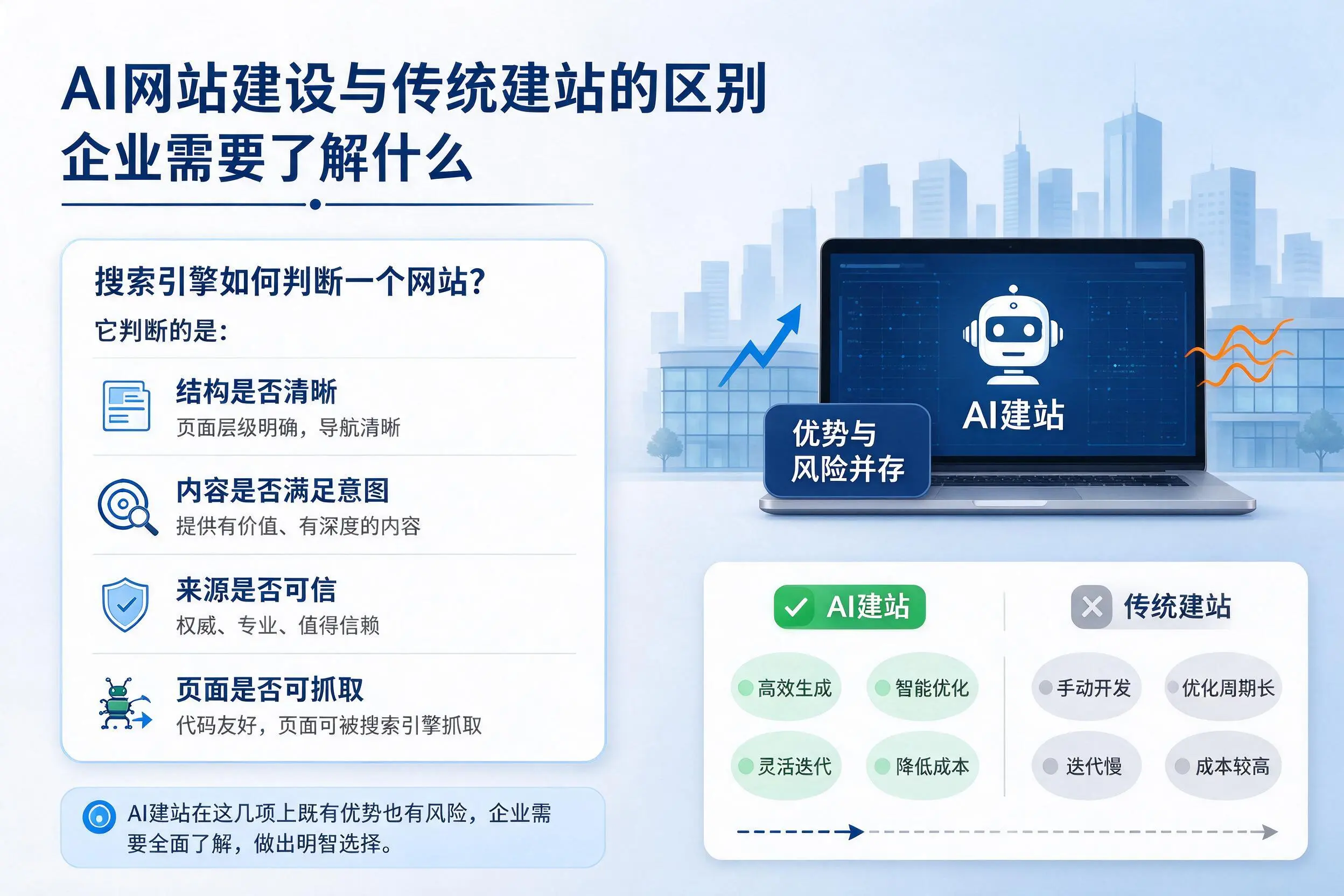 AI网站建设与传统建站的区别,湖北企业需要了解什么