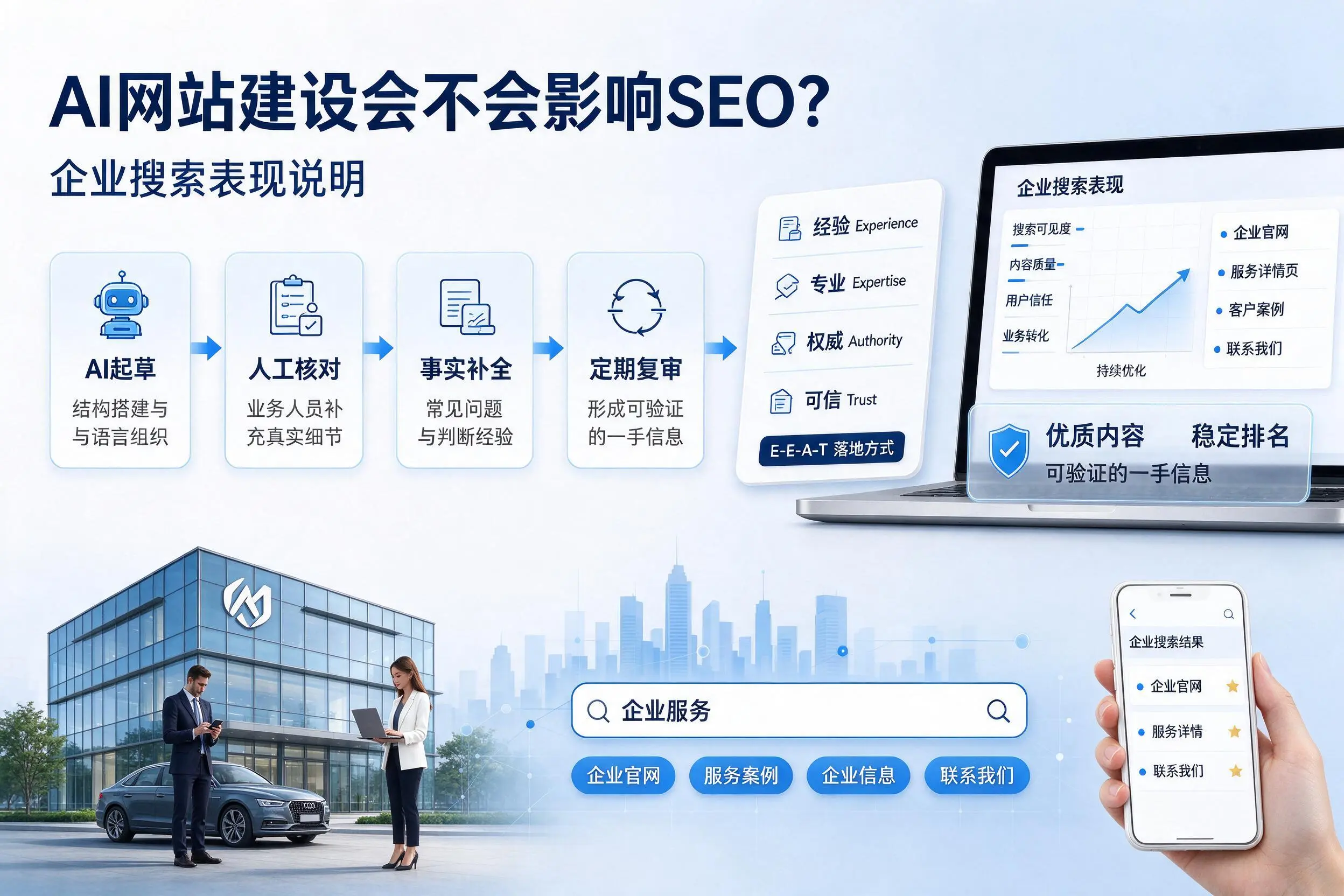 AI网站建设会不会影响SEO？湖北企业搜索表现说明