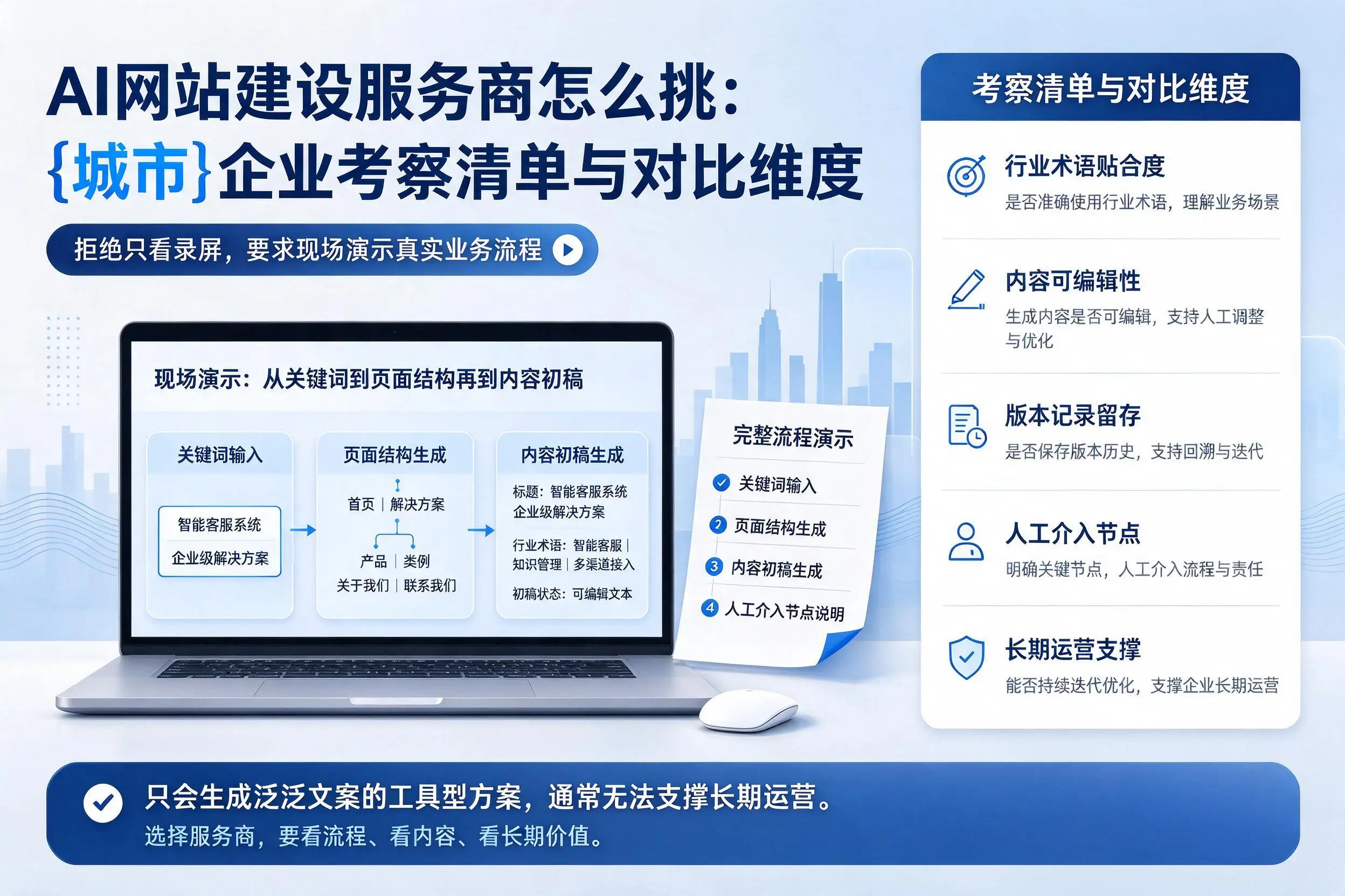 AI网站建设服务商怎么挑：湖北企业考察清单与对比维度