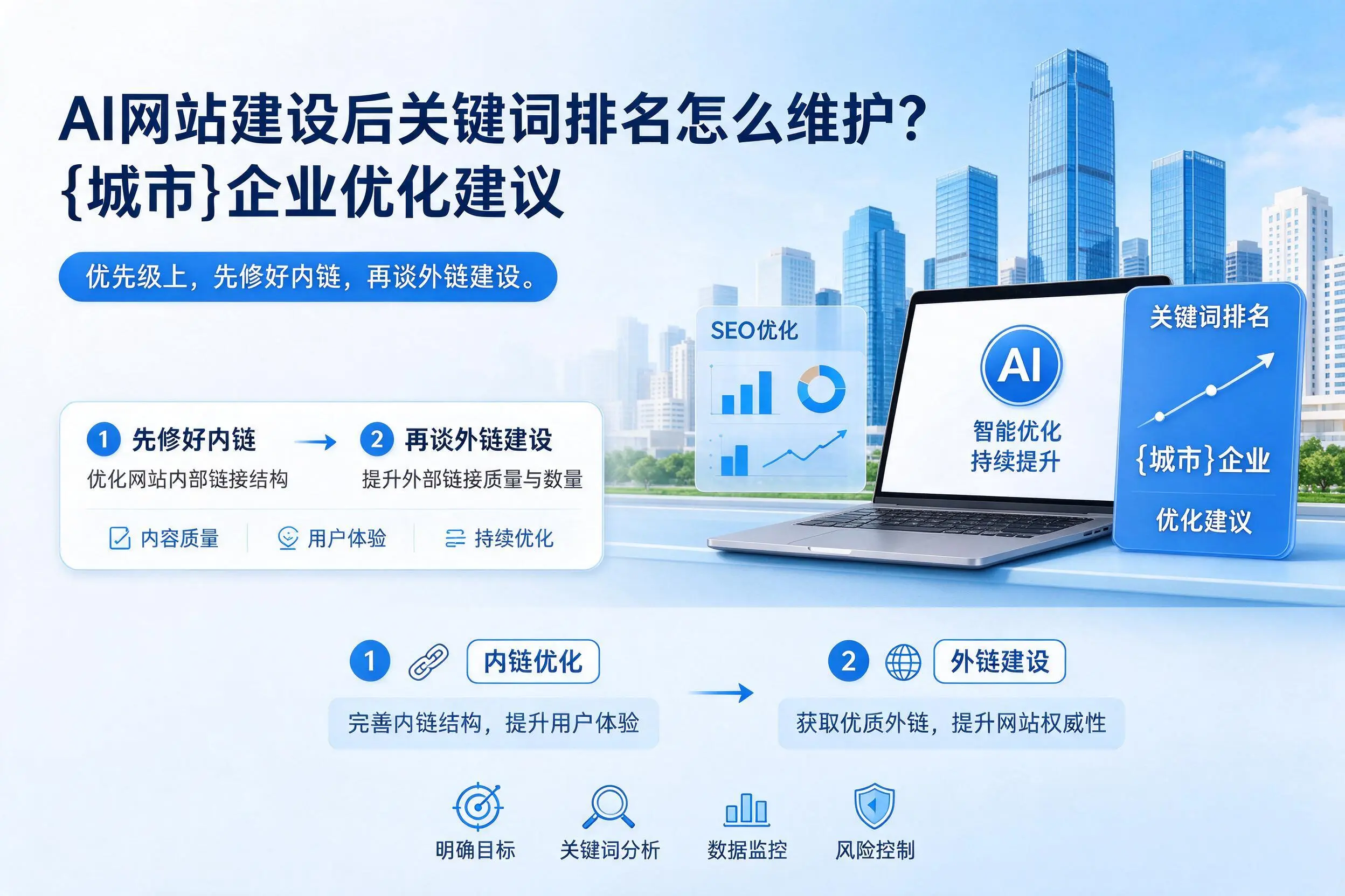 AI网站建设后关键词排名怎么维护？湖北企业优化建议