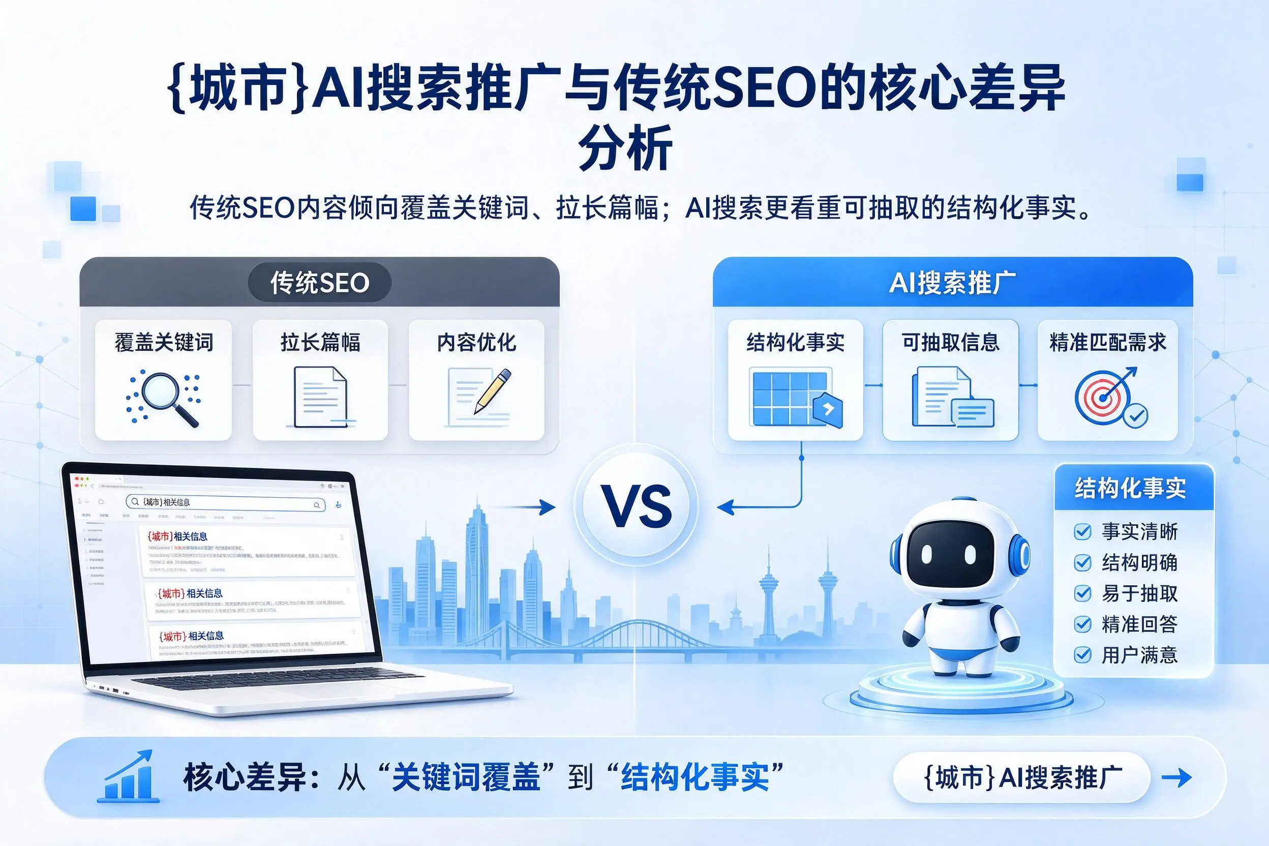 湖北AI搜索推广与传统SEO的核心差异分析